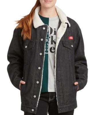 dickies black denim jacket