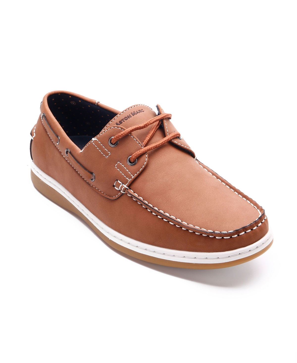 Men's Faux Nubuck Boat Shoes - Brown