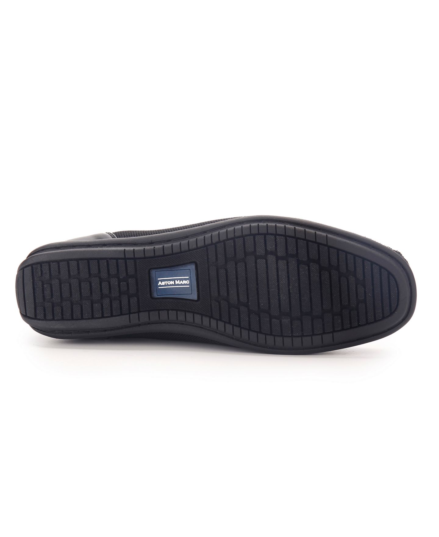 Мужские туфли Aston Marc Knit Driving Shoe, цвет: Чёрный — фото 5
