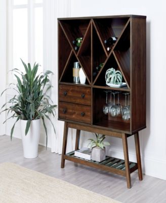 2-Drawer Wine Cabinet