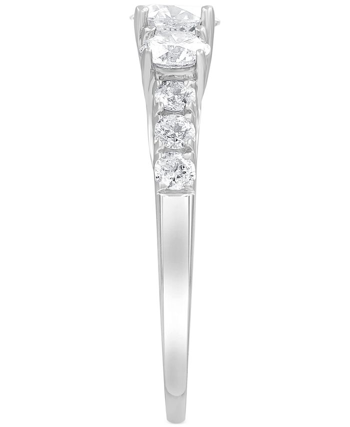 Macy's - Diamond Engagement Ring (1-1/2 ct. t.w.) in 14k White Gold