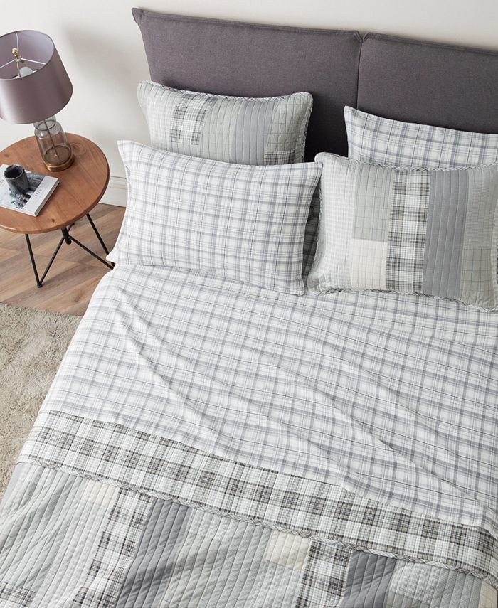 Eddie Bauer Beacon Hill Cotton Flannel 4Piece Full Sheet Set & Reviews