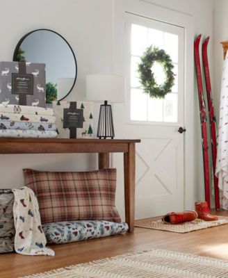 Printed Cotton Flannel 4-Pc. Sheet Set, Full