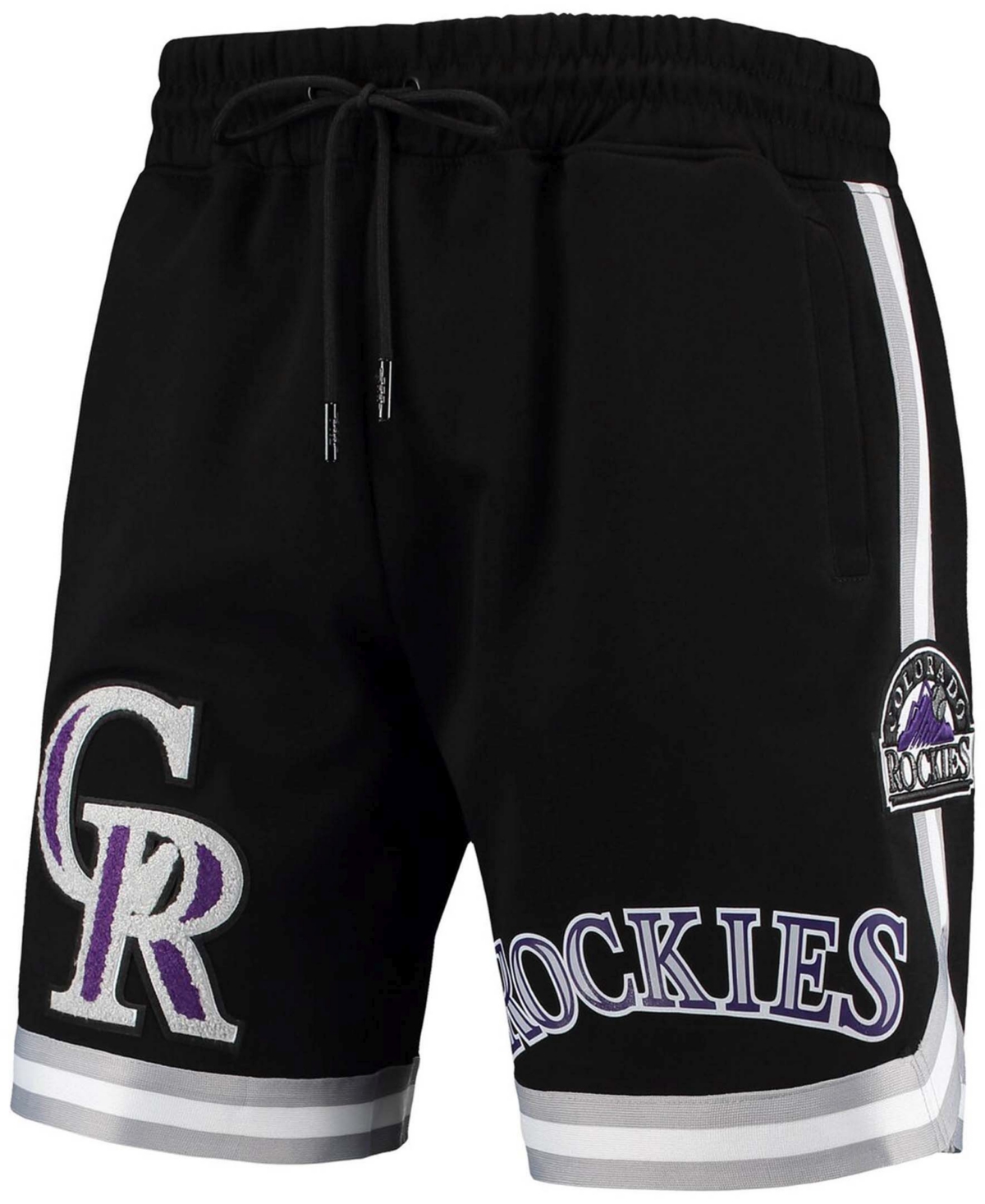 Men'sColorado Rockies Team Shorts - Black