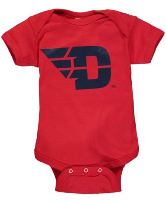 Infant Boys and Girls Red Dayton Flyers Big Logo Bodysuit