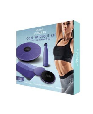 Photo 1 of Lomi 7-in-1 Core Workout Kit
Set includes - 1 balance board, 2 sliding discs, 3 resistance straps and 1 water bottle
