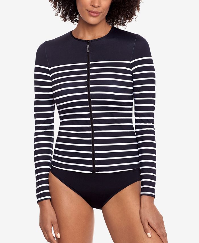 Lauren Ralph Lauren Striped Rash Guard Macy's