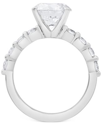 Certified Lab Grown Diamond Engagement Ring (3-1/2 ct. t.w.) in 14k Gold