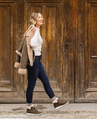 White Mountain Women's Cozy Faux Shearling Booties