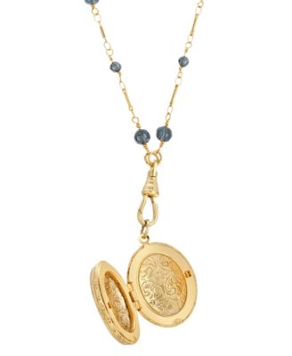 Montana Oval Double Side Locket Necklace