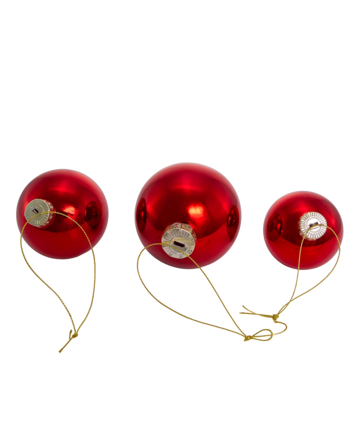 Kurt Adler 60-80 Mm Shiny Glass Ball Ornaments 20 Piece Set