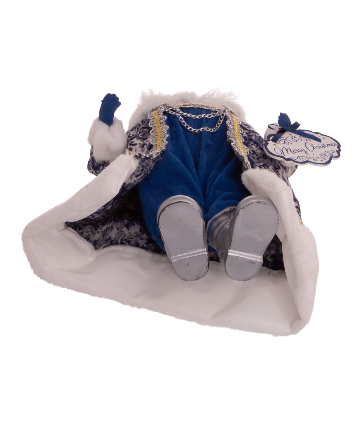Kurt Adler Santa Holding Oversized Merry Christmas Sign Table Piece
