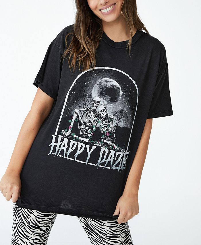 COTTON ON Women's Relaxed Boyfriend Graphic Tshirt Macy's