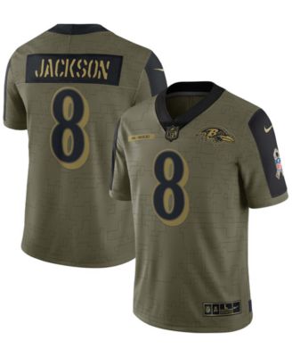 Nike - Men's Baltimore Ravens 2021 Salute To Service Limited Player Jersey - Lamar Jackson