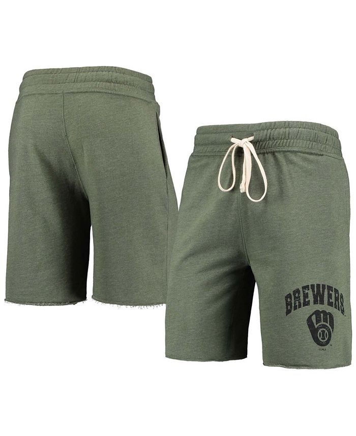 Concepts Sport - Men's Milwaukee Brewers Mainstream Tri-Blend Shorts