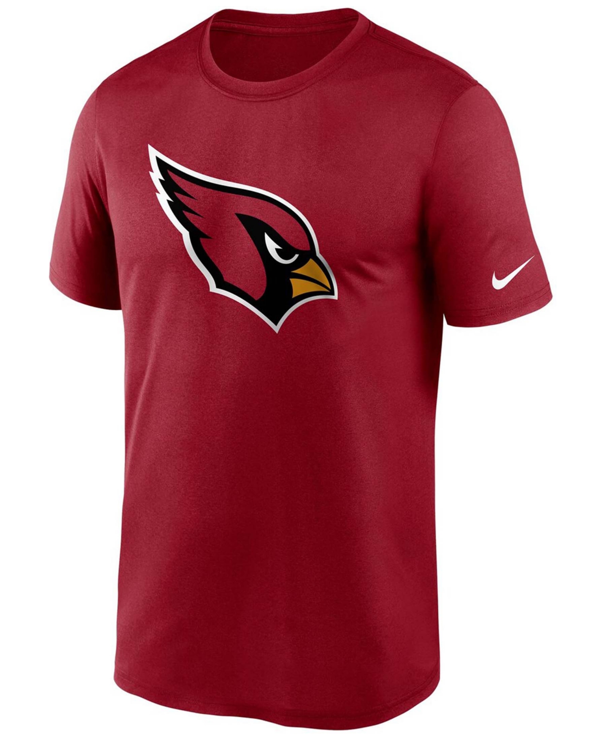 Shop Nike Men's Cardinal Arizona Cardinals Logo Essential Legend Performance T-shirt In Toughred