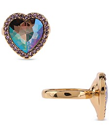 Gold-Tone Purple Abalone Heart Ring, Created for Macy's