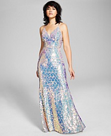 Iridescent Sequin Gown, Created for Macy's