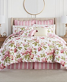CLOSEOUT! Forever Peony 4 Pc. Comforter Set, King