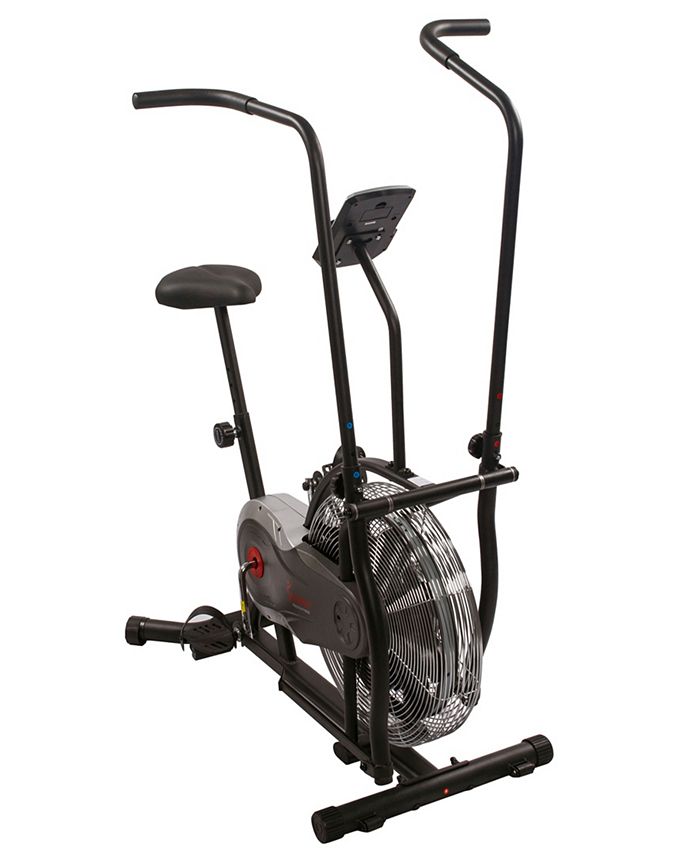 sunny health & fitness zephyr air fan exercise bike