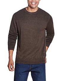Men's Stonewash Shaker Stitch Crew Sweater