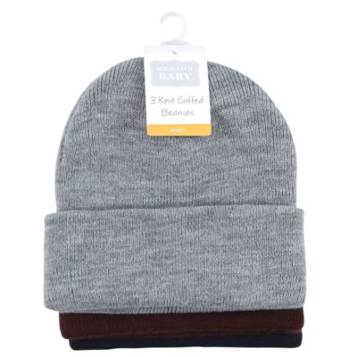 Knitted Fold-Over Beanies