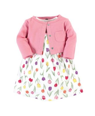 Baby Girls Essential Cotton Dress and Sweater Collection