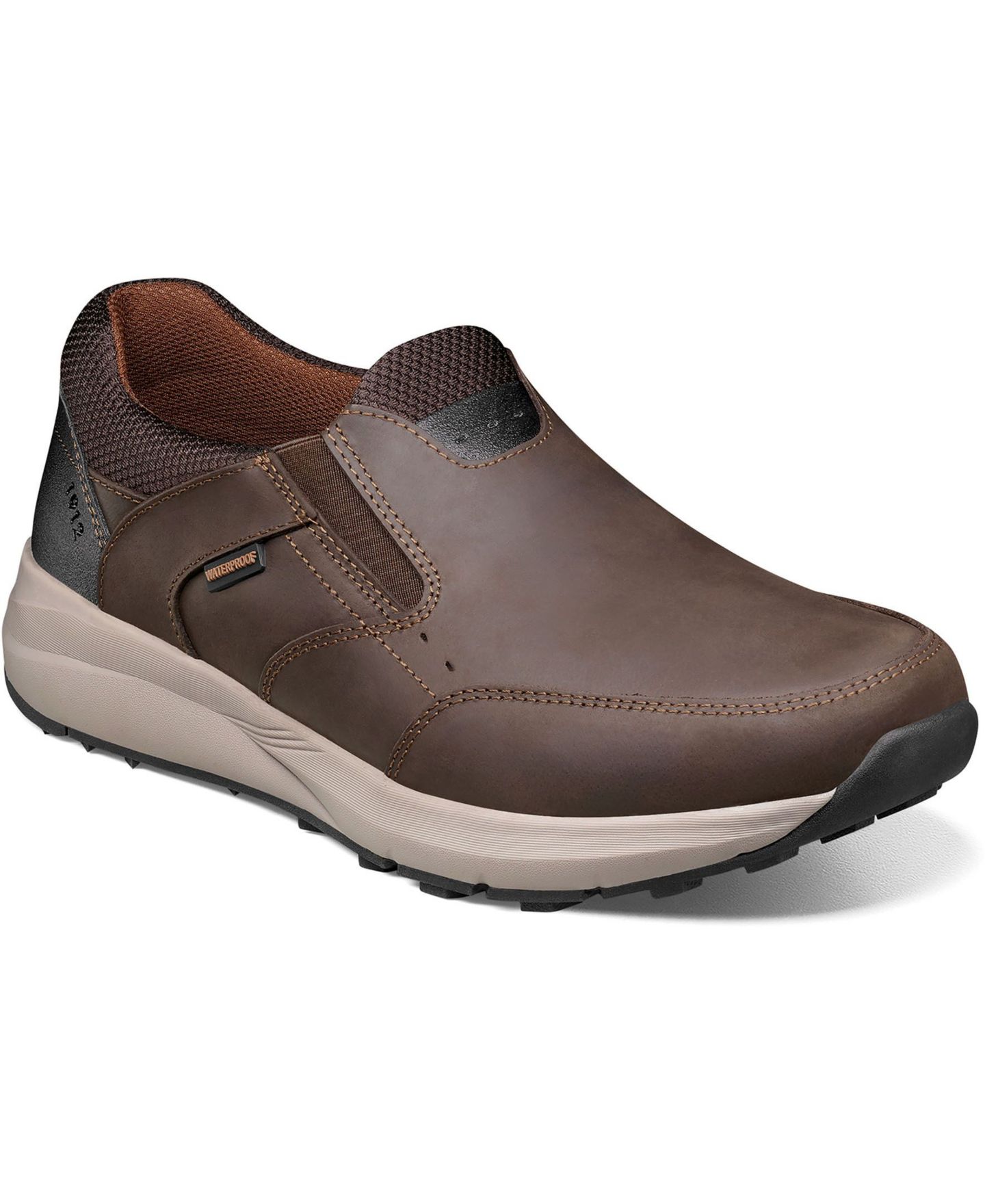 Мужские туфли Nunn Bush Excursion Water-Resistant Moccasin Toe Slip-On, цвет: Коричневый — фото 1