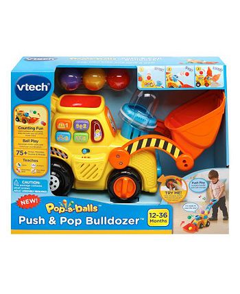VTech Pop a Balls Push Pop Bulldozer Macy s