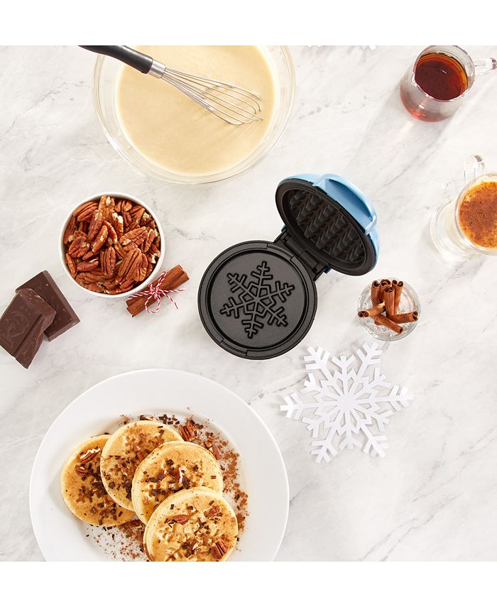 Dash Snowflake Mini Waffle Maker Macy's