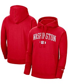 Men's Red Washington Wizards Heritage Essential Pullover Hoodie