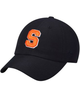 Men's Navy Syracuse Orange Primary Logo Staple Adjustable Hat