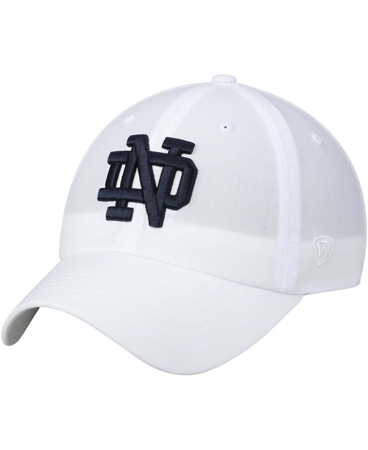 Men'sNotre Dame Fighting Irish Staple Adjustable Hat - White