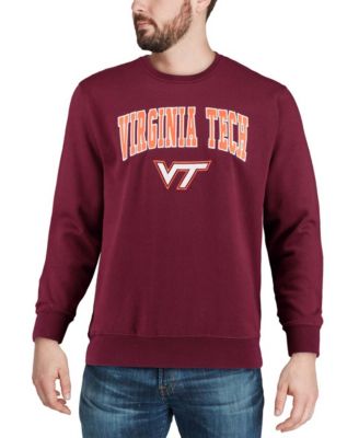 Men's Virginia Tech Hokies Arch and Logo Crew Neck Sweatshirt