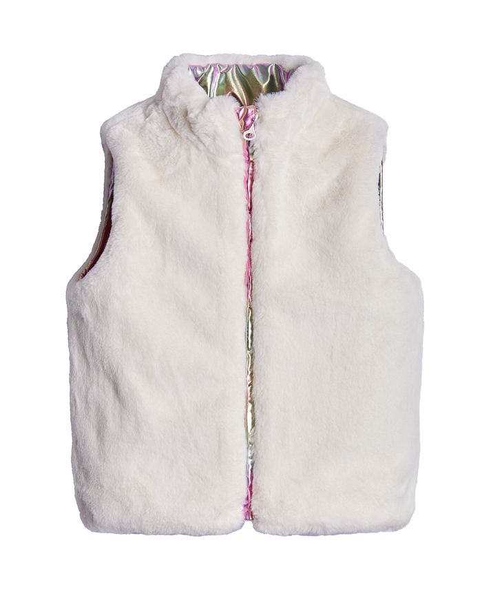 Epic Threads Little Girls Faux Fur Reversible Vest & Reviews Kids