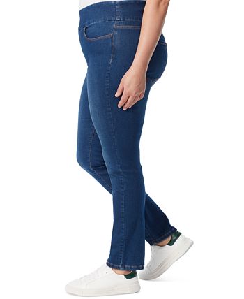 Gloria Vanderbilt Plus Size Amanda Pull-On Jeans - Macy's