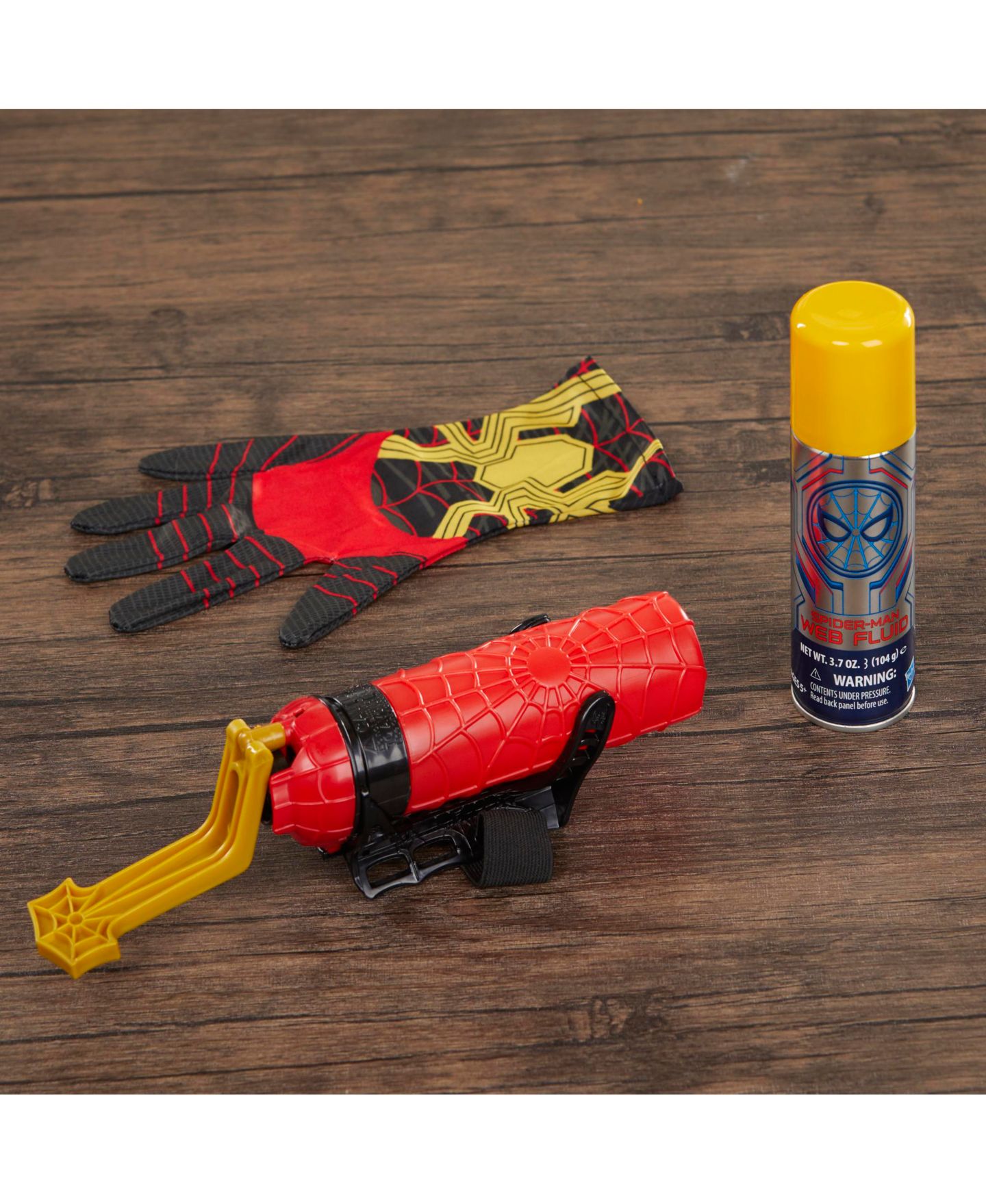 Детские игрушки Spider-Man No Way Home 2-in-1 3-Piece Web Slinger and Glove Set, Ages 5+ — фото 5