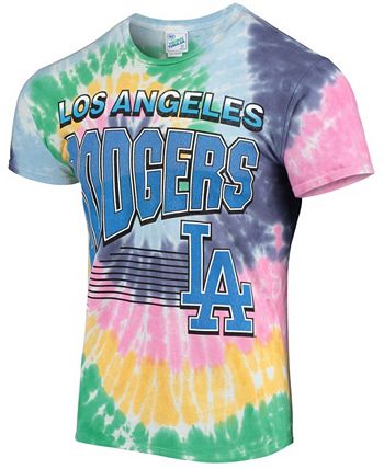 47 Brand '47 Men's White Los Angeles Dodgers Vortex Vintage Tubular Tie-Dye  T-Shirt - Macy's