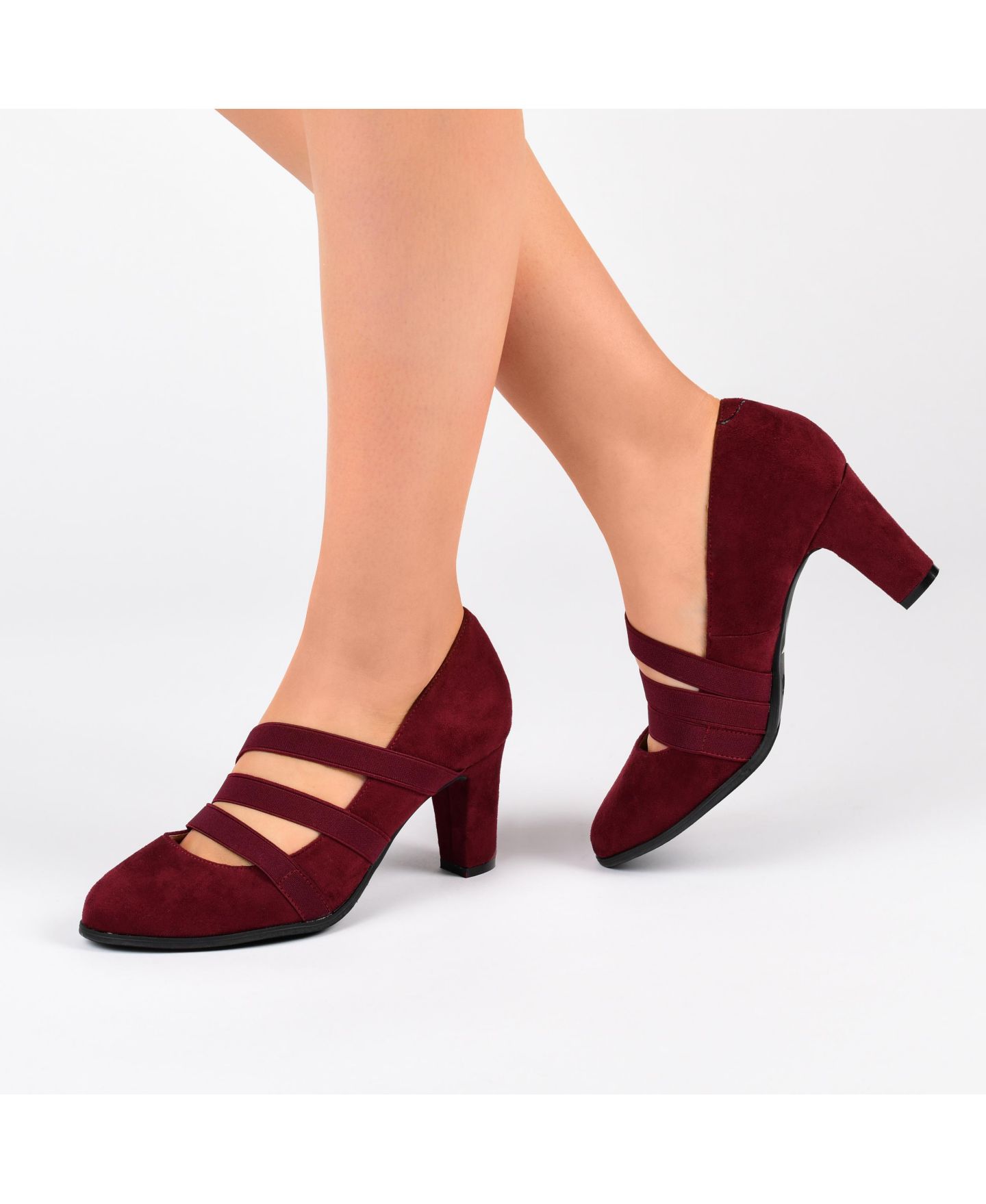 Женские туфли Journee Collection Loren Heels, цвет: Серо-коричневый — фото 6
