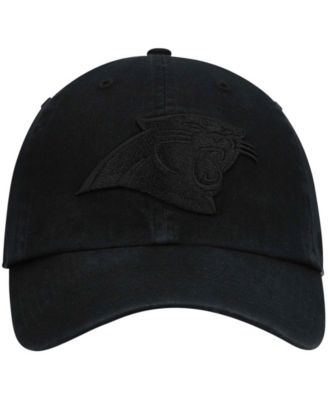 Men's Black Carolina Panthers Team Tonal Clean Up Adjustable Hat