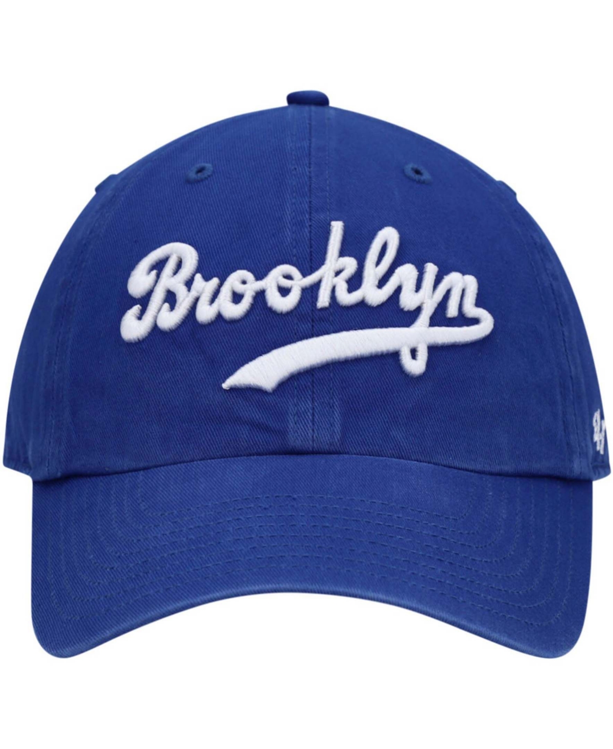 Men'sBrooklyn Dodgers Logo Cooperstown Collection Clean Up Adjustable Hat - Royal