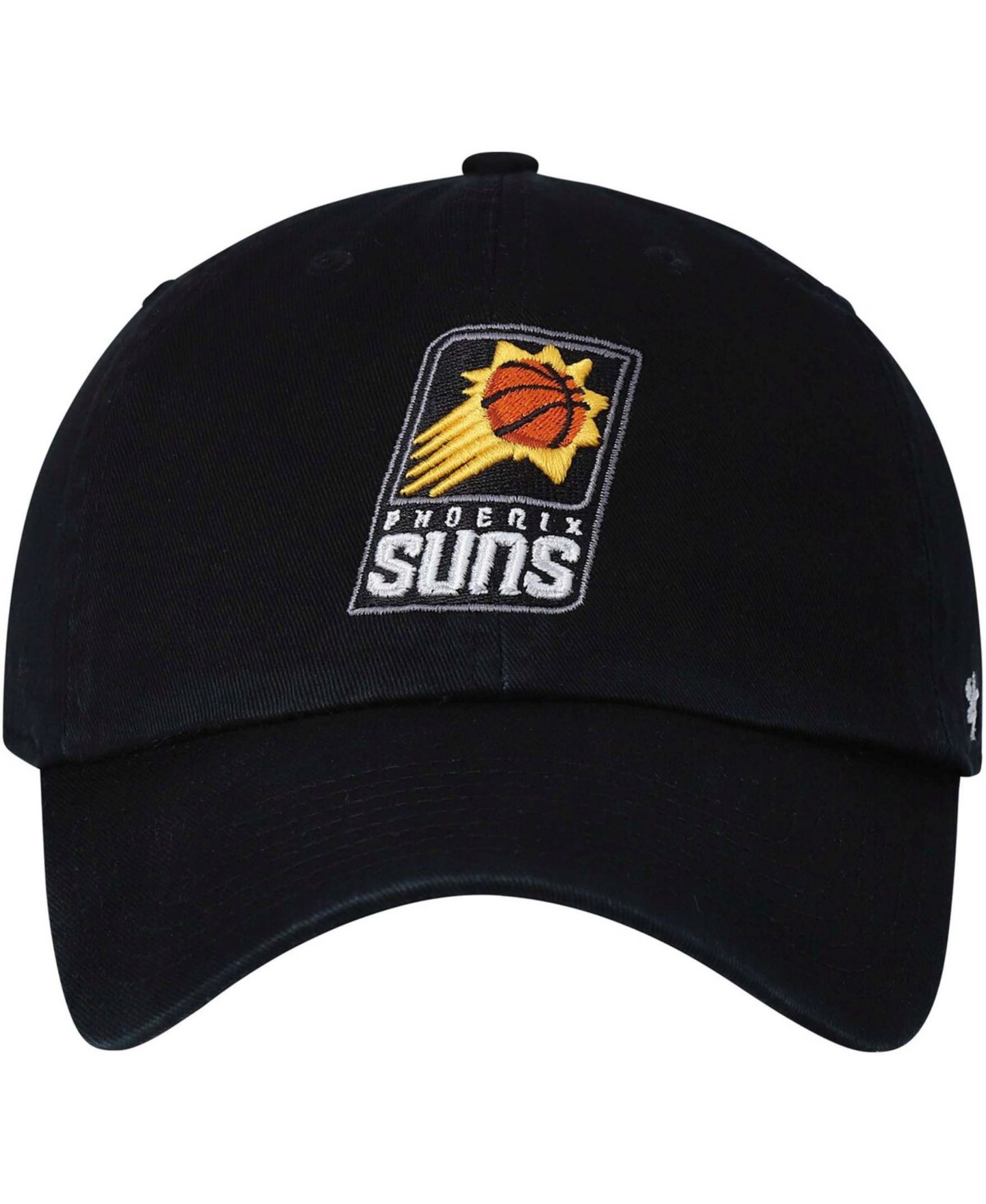 Мужская кепка '47 Brand Black Phoenix Suns Team Clean-Up Adjustable Hat — фото 3
