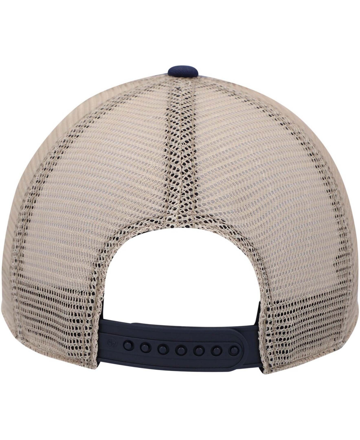 Men's Natural New England Patriots Trawler Trucker Clean Up Snapback Hat - Natural