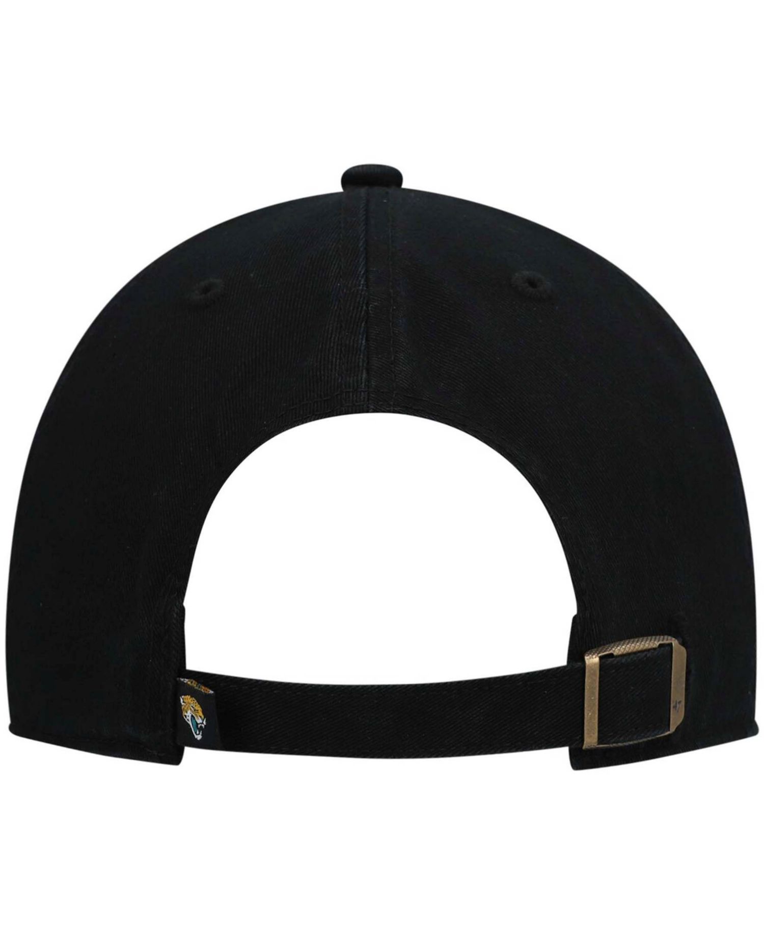 Men's Black Jacksonville Jaguars Clean Up Script Adjustable Hat