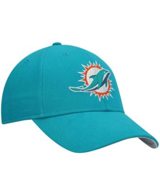 Boys Aqua Miami Dolphins Basic MVP Adjustable Hat