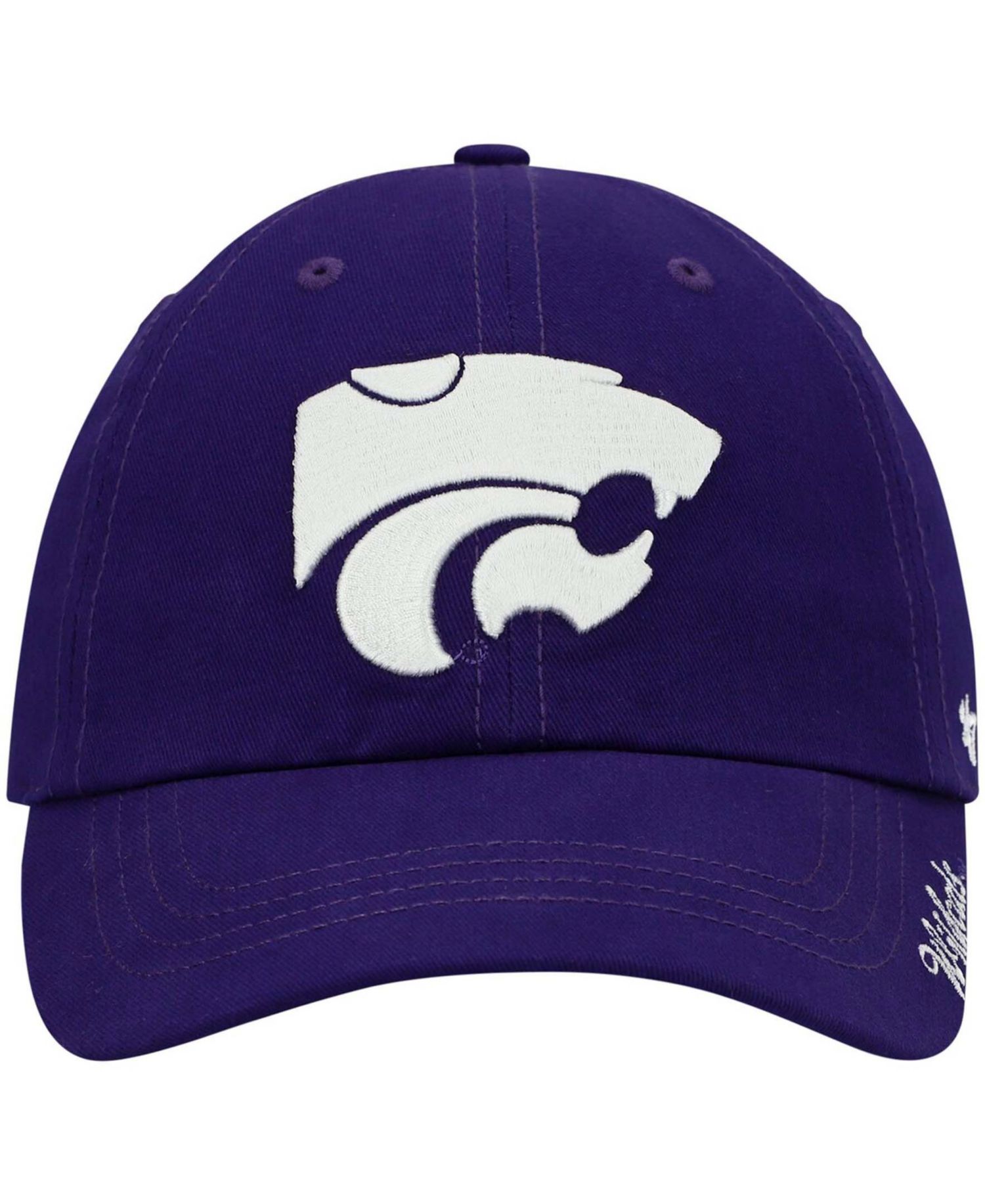 Women's Purple Kansas State Wildcats Miata Clean Up Logo Adjustable Hat