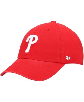 Men's Red Philadelphia Phillies Heritage Clean Up Adjustable Hat