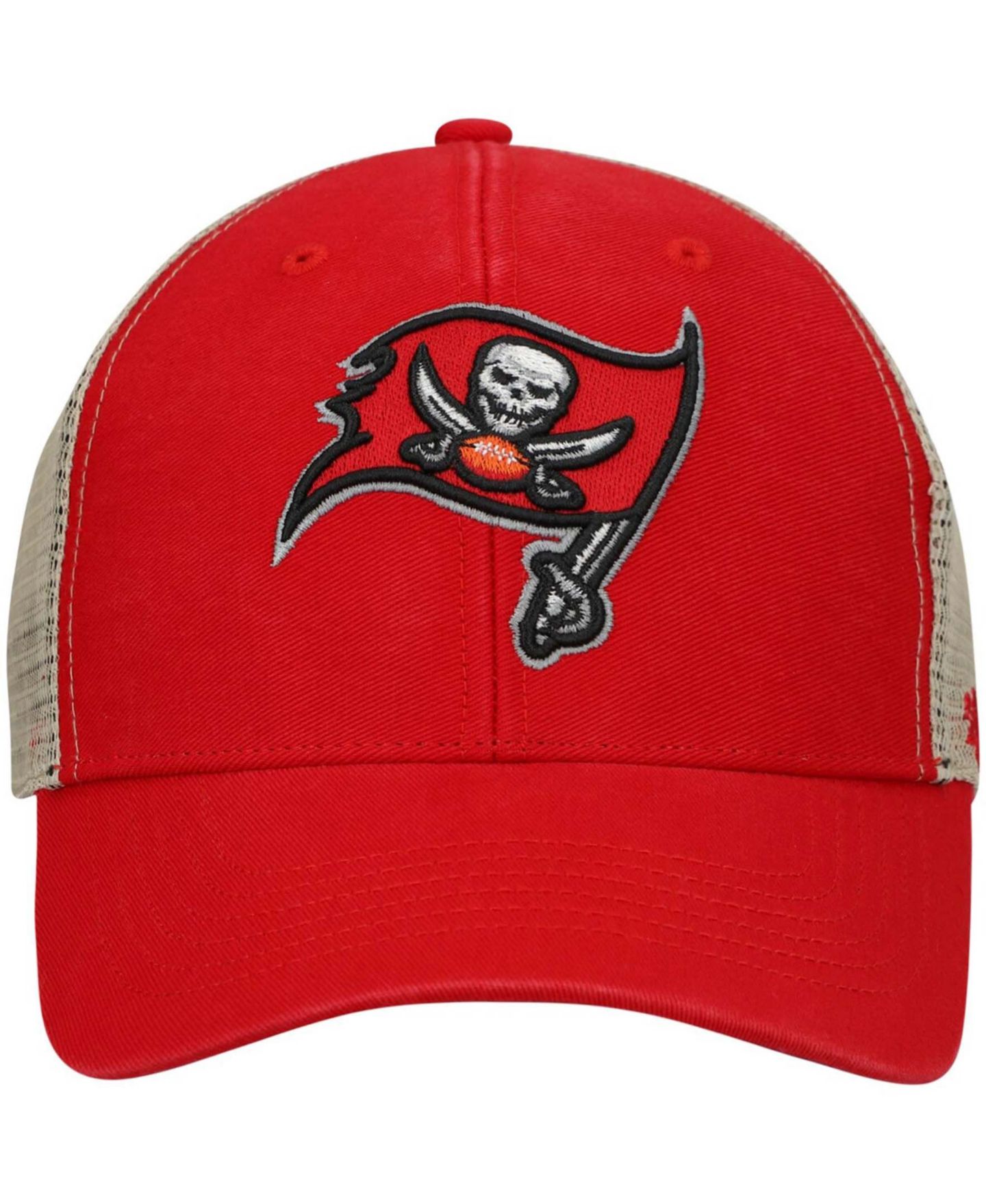Мужская кепка '47 Brand Red Tampa Bay Buccaneers Flagship MVP Snapback Hat — фото 3
