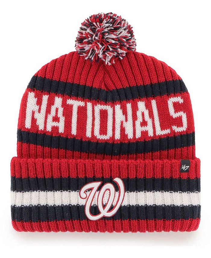 '47 Brand Men's Red Washington Nationals Bering Cuffed Knit Hat with ...