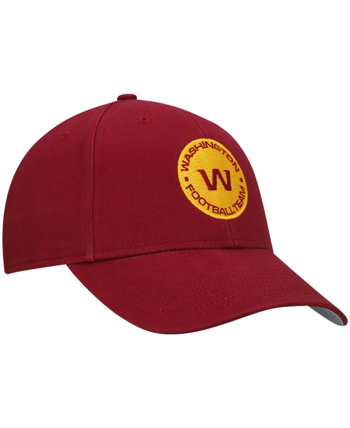 Shop 47 Brand Boys Burgundy Washington Football Team Team Basic Mvp Adjustable Hat
